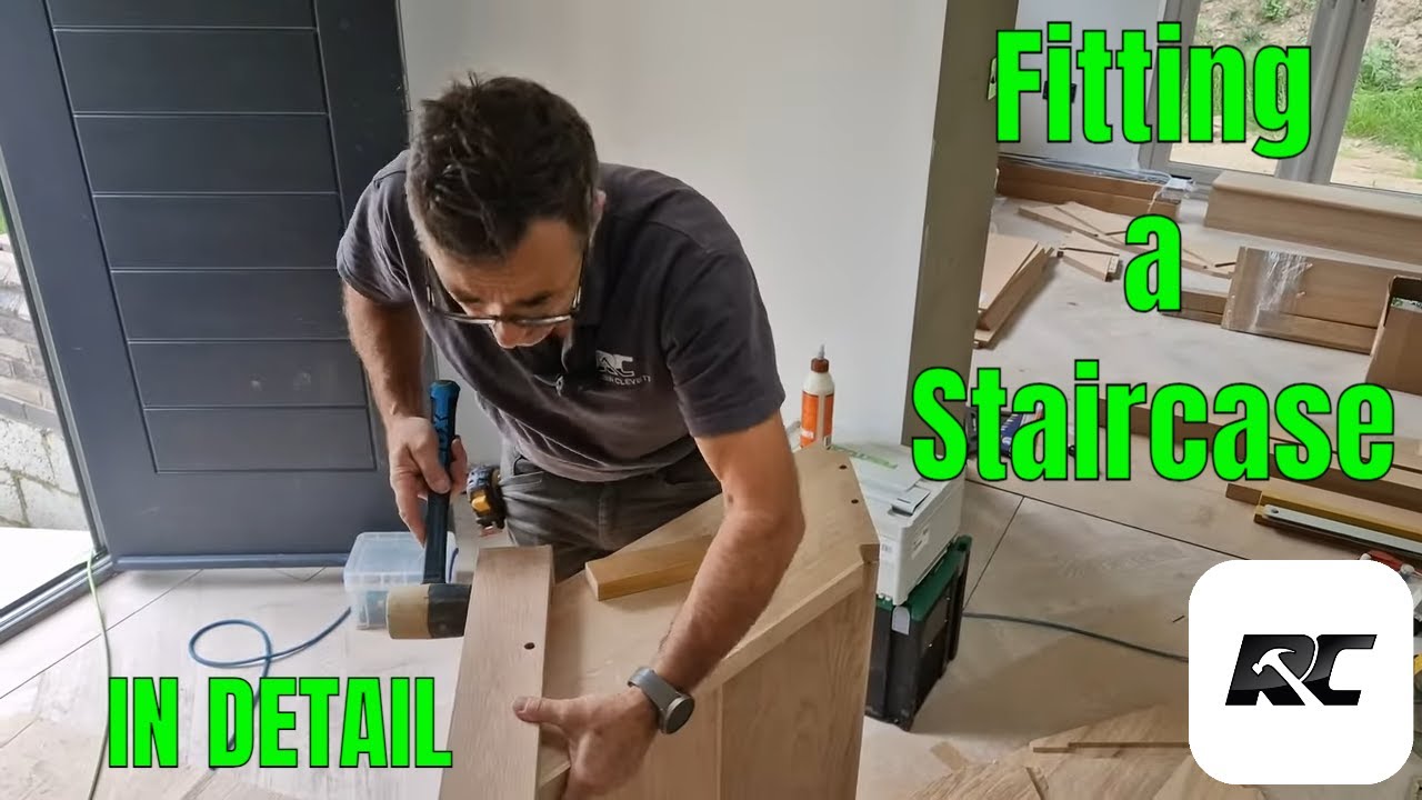 Как правильно установить двухмаршевую лестницу