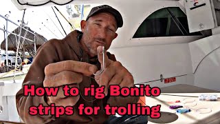 How to make a quick rig for Bonito strips