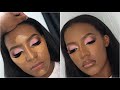 Pink Soft Glam Tutorial / How to deal with Hyperpigmentation | Client Makeup Tutorial
