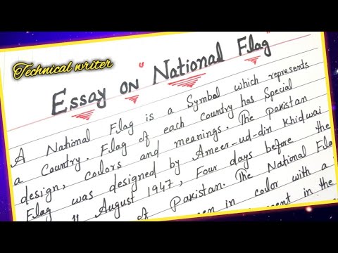 our national flag pakistan essay for class 1