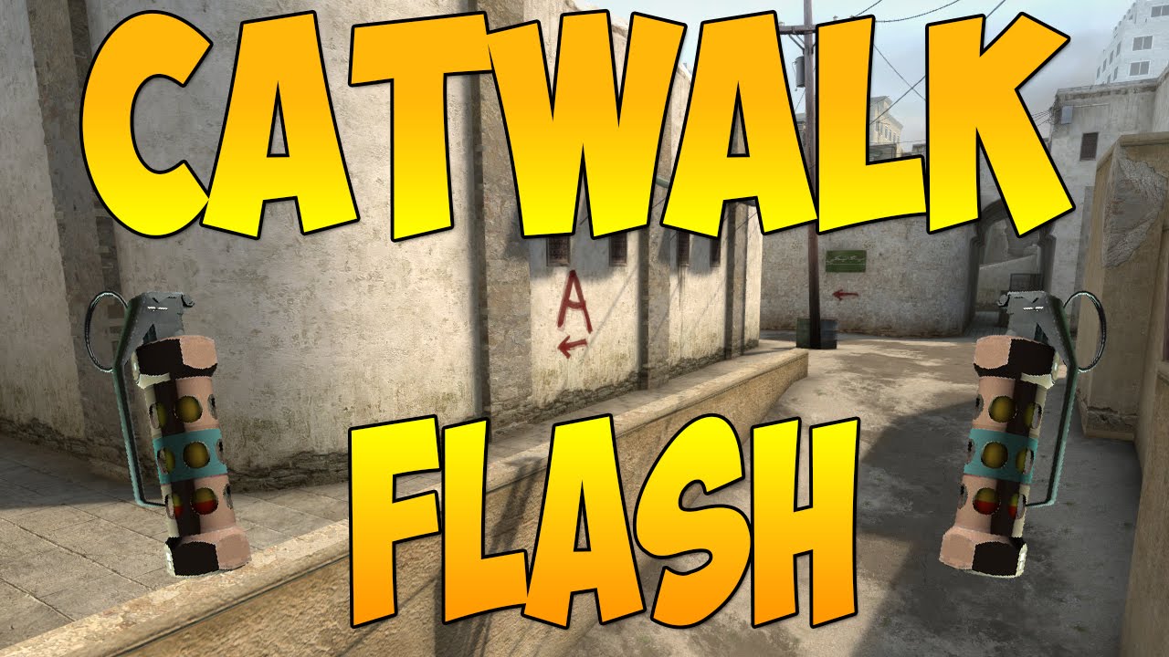 CS:GO Flashes - Dust 2, Catwalk Flash - YouTube