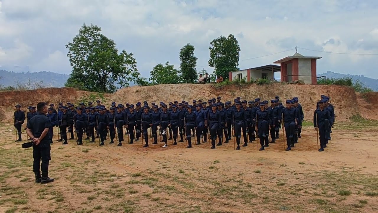 Training of myadi Police 🚨 दामी दामी केटी केटा हरुको पिट्टी Viral/Shiva Basel/My Life Style Vlog