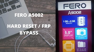 HARD RESET/FRP BYPASS FERO A5002
