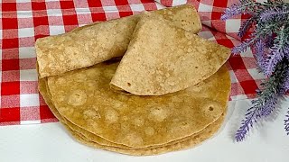 خبز التورتيلا بدقيق القمح الكامل بدون خميرة/خبز الطاكوس/خبز الشاورما