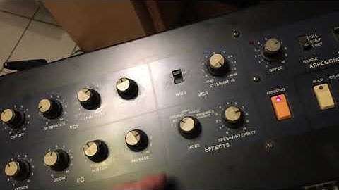 Another restored Korg Polysix