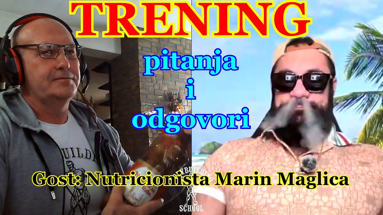 Na vasa pitanja O TRENINGU odgovaraju: Nutricionista Marin Maglica i Viktor Vrska