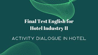 Video Projectenglish For Hotel Iivokasi Ubyoucke, Rhanu, Vina, Amelia