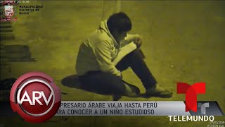 Estudiaba bajo la luz de un poste y un millonario lo sorprendió | Al Rojo Vivo | Telemundo