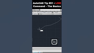 AutoCAD Commands 01:  LINE Command – The Basics. #autocadtutorial #autocad #shorts #fast