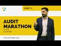 CA Inter Audit Marathon Class | Part 1 | CA Inter Nov 22 Exam | CA Rishabh Jain | Ekatvam Academy