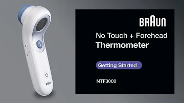 Braun No Touch + Forehead Thermometer NTF3000 - Getting Started