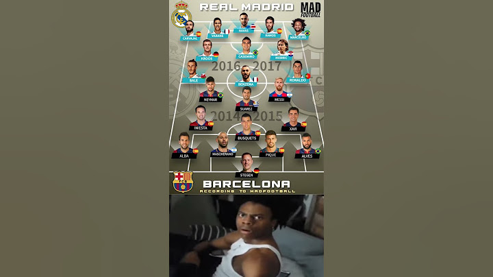 Real Madrid 2016/2017 vs Barcelona 2014/2015which team looks stronger!