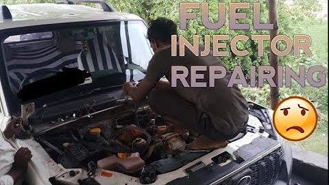 fuel injector repairing Scorpio S4 🤕 (starting problem) diesel car