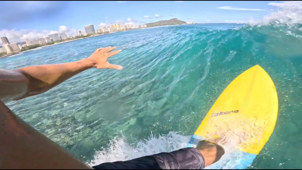 SURFING ROCKPILES | POV SURFING