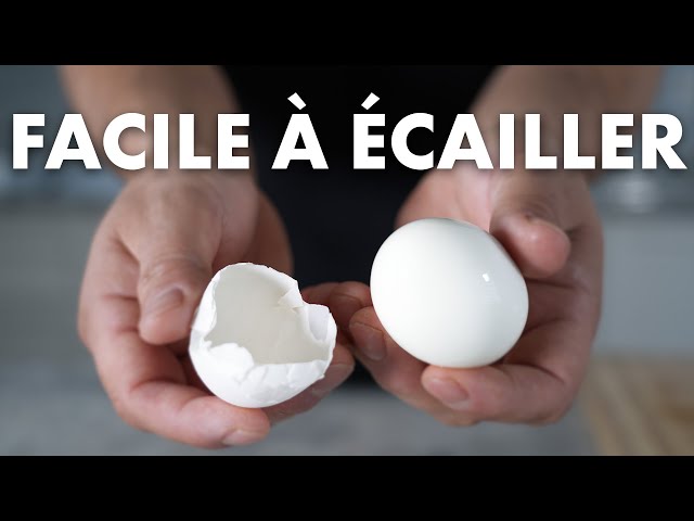 Comment éplucher un œuf dur plus facilement ?