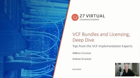 VCF Activated! VCF Bundles and Licensing
