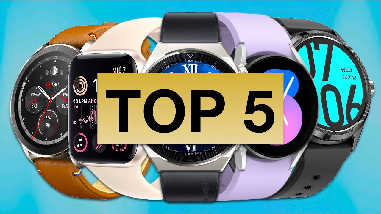 LOS MEJORES SMARTWATCH CALIDAD PRECIO DE 2023  TOP 5 RELOJES INTELIGENTES  GAMA MEDIA 