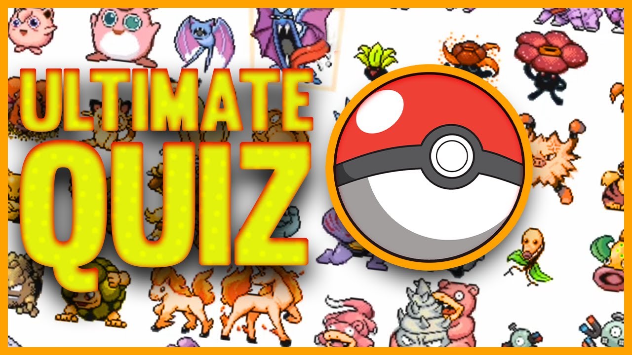 THE Gen POKEMON QUIZ - YouTube