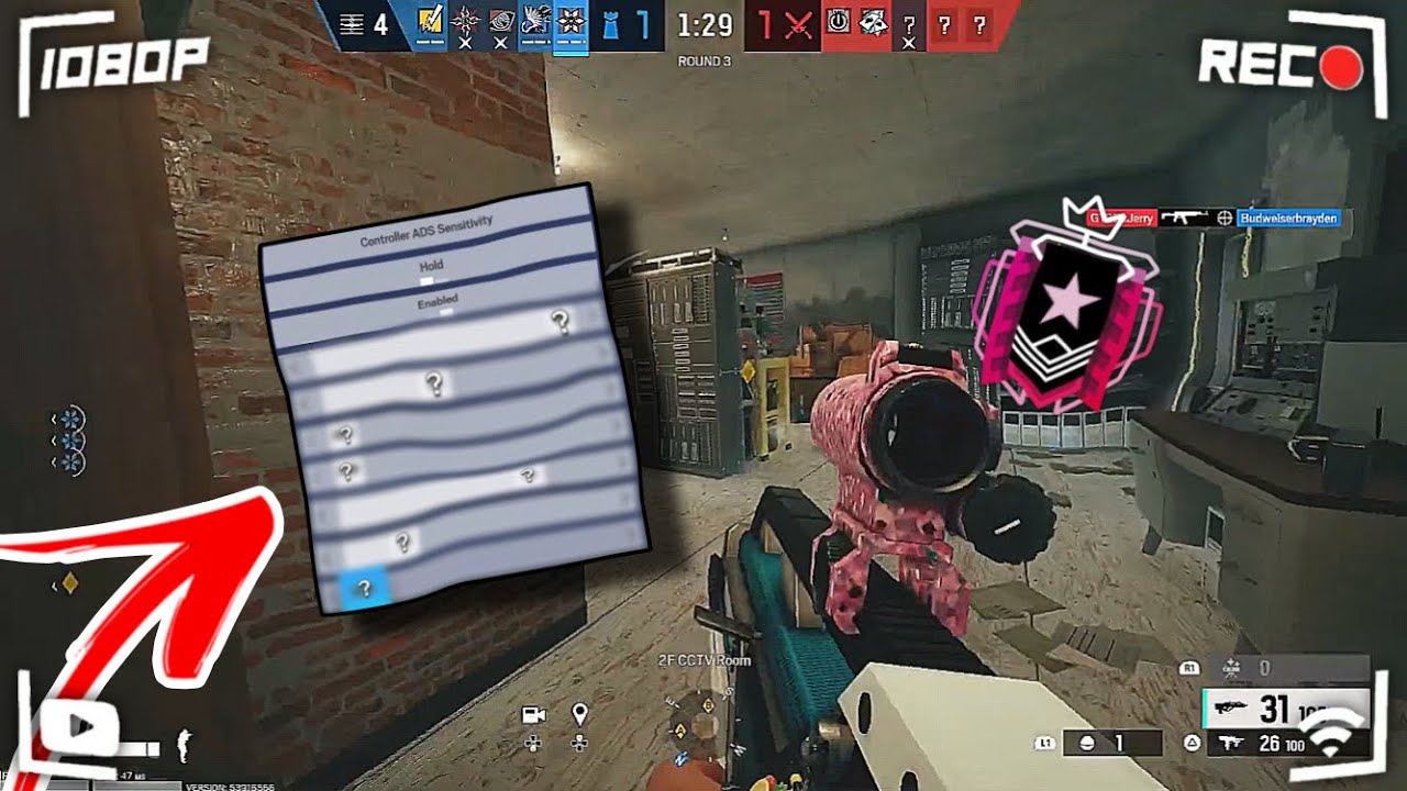 Snappy R6 Settings The BEST No Recoil CONTROLLER SETTINGS AND SENSITIVITY Rainbow Six ...