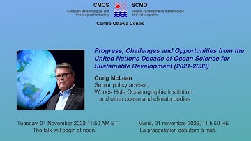 UN Decade of Ocean Science for Sustainable Development - Craig McLean