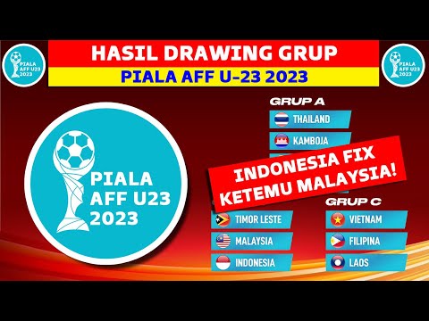 RESMI! Hasil Drawing Piala AFF U23 2023 - Jadwal Piala AFF U23 2023