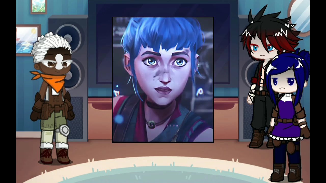 Arcane characters react to Jinx|part 4|#jinxarcane #arcane #gachalife #jinx #gacha #gachaclub 