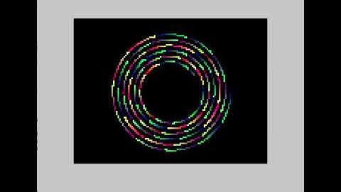 ZEsarUX emulator - Spectrum Next lores mode example