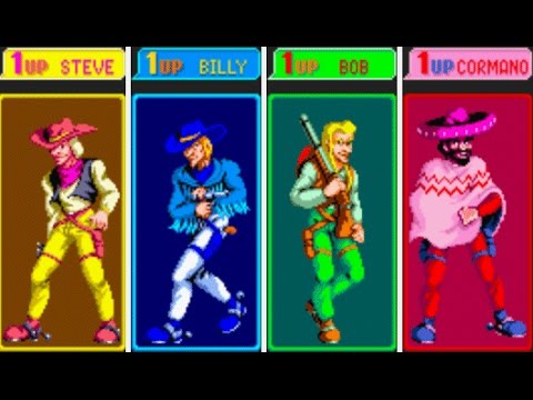 SUNSET RIDERS | SNES Arcade | Mega Drive - YouTube