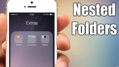 Nested Folders (iOS 8) - iOS 8 Jailbreak Cydia Tweak