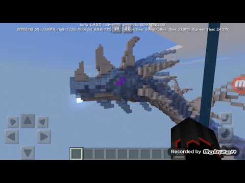 Il Drago Di Ghiaccio Su Minecraft Youtube