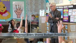 Governor Evers visits Eau Claire school to promote education priorities in new state budget