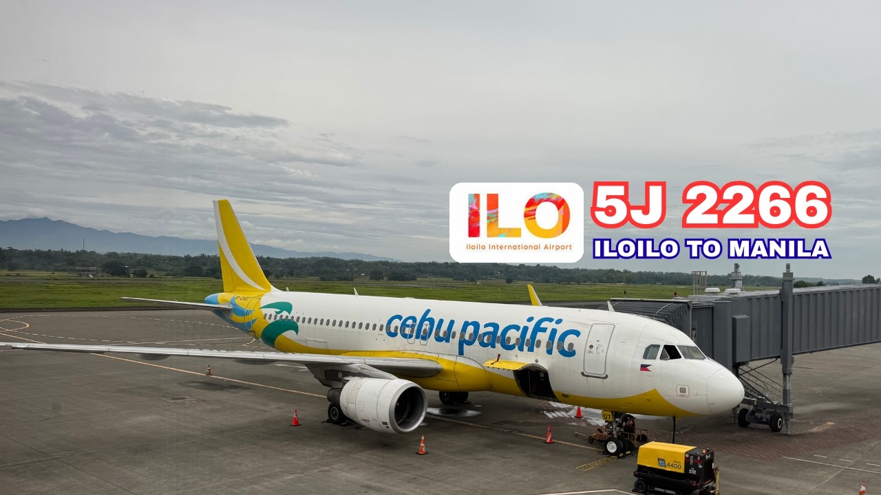 Cebu Pacific A321neo Trip Report | 5J 2266 Iloilo to Manila (4K) 2025