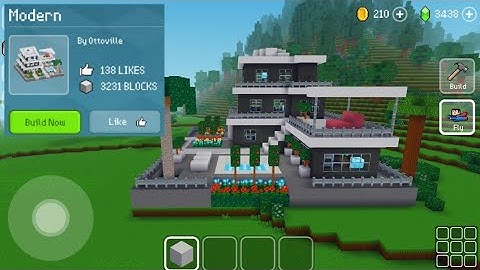 Modern House #9 - Block Craft 3d: Building Simulator Games for Free