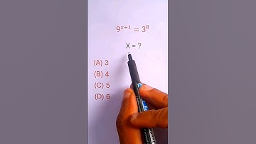 Exponent Equation | Find the Value of X | #math #shorts