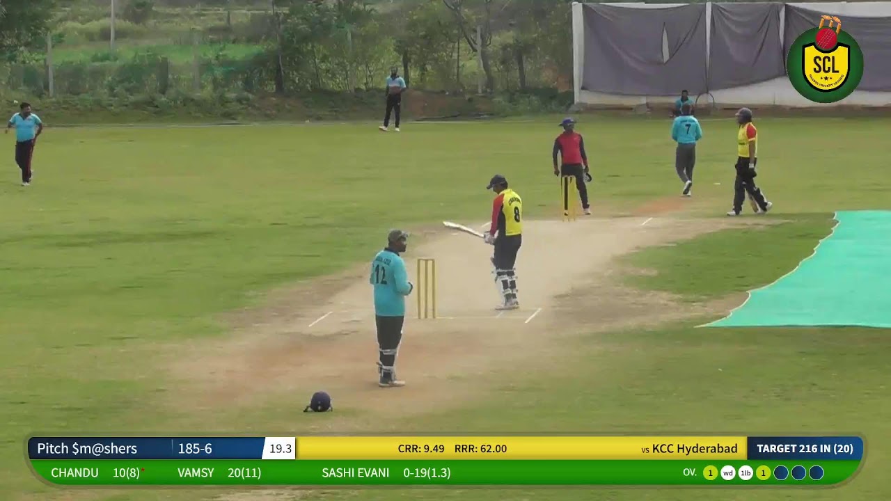 SAANVI CRICKET LEAGUE EDITION 16 PITCH SMASHERS vs KCC HYDERABAD