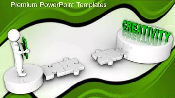 3d man path to creativity business powerpoint templates ppt backgrounds for slides 0113