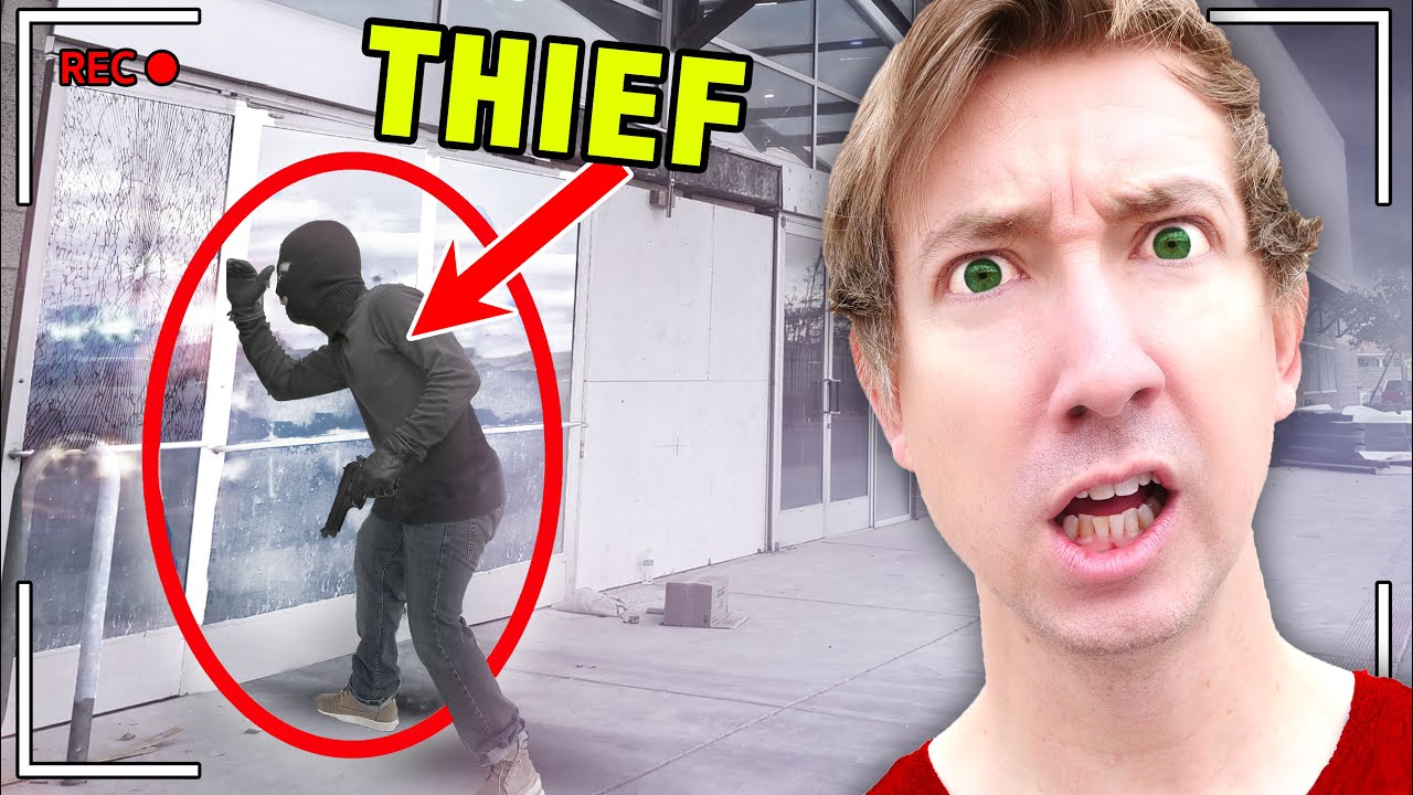Thief Broke Into My Theme Park... (Security Footage)