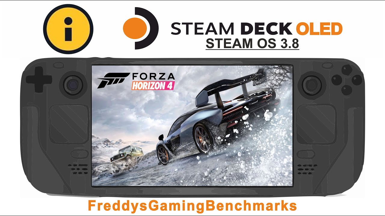 Forza Horizon 4 (Test 06.2025) on Steam Deck OLED with Steam OS 3.8