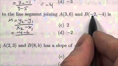 Math 10C Linear Relations Review MC#3