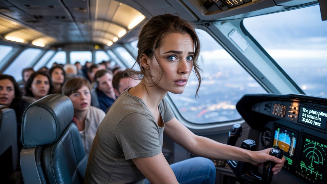 The Plane Went Silent at 30,000 Feet — Until a Girl in Row 17 Took the Pilot’s Seat