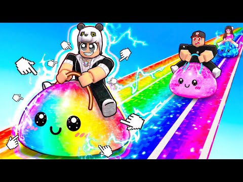 🔥 NOOB'dan PRO'ya Dumpling Squishy Race! (Roblox)