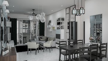 Interior Render Using Vray 3.4 for Sketchup 2017 for better post production.