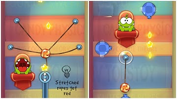 OM NOM CUT THE ROPE  FUNNY GAME #6  | GAME ON ANDROID/IOS