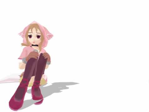 【MMD】櫻歌ミコが体育座りで『はなゆりかご』【UTAU連続音カバー】