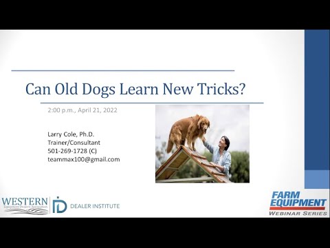 Can You Teach Old Dogs New Tricks? Webinar