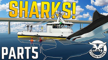 SHARKS ATTACK DURING RESCUE! - Stormworks Career Mode - Part 5