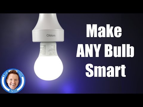 Oittm Smart Bulb Adapter Review Tutorial | Works With Amazon Alexa & Google Home