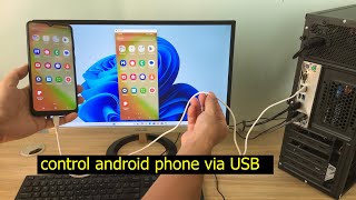 ควบคุมโทรศัพท์ Android โดยตรงผ่าน USB