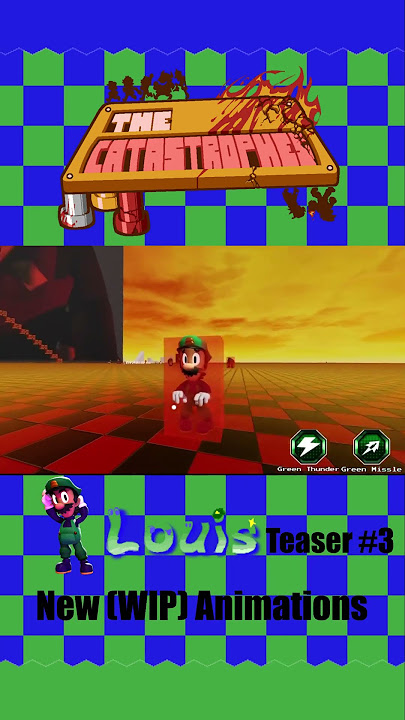 Louis New WIP Animations | Super Mario: The Catastrophes