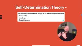 Self Determination Theory, a qChange perspective
